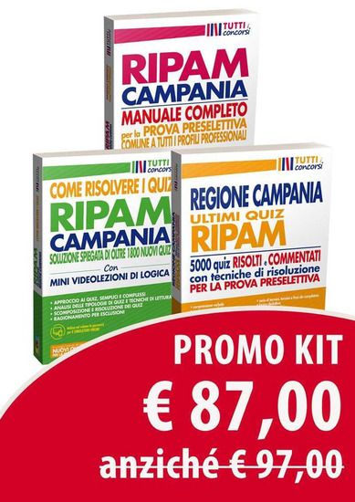 Immagine di CONCORSO REGIONE CAMPANIA. MANUALE RIPAM COMPLETO PER LA PROVA PRESELETTIVA. MATERIE COMUNI A TUTTI