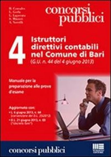 Immagine di 4 ISTRUTTORI DIRETTIVI CONTABILI NEL COMUNE DI BARI