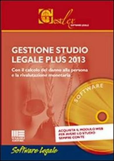 Immagine di GESTIONE STUDIO LEGALE PLUS 2013. CD-ROM