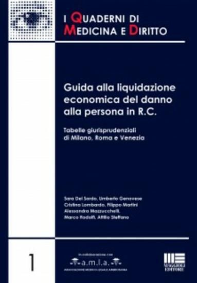 Immagine di GUIDA ALLA LIQUIDAZIONE ECONOMICA DEL DANNO ALLA PERSONA IN R.C.A.. TABELLE GIURISPRUDENZIALI DI...