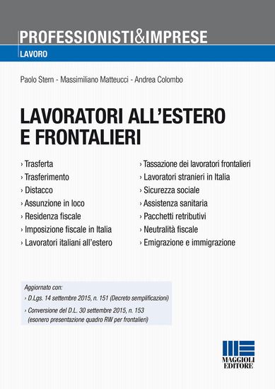 Immagine di LAVORATORI ALL`ESTERO E FRONTALIERI