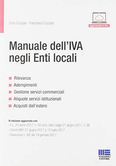 Immagine di MANUALE DELL`IVA NEGLI ENTI LOCALI