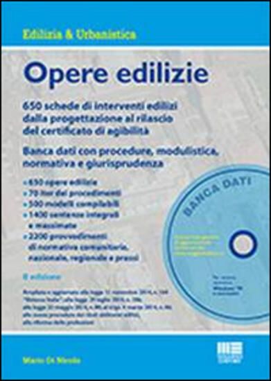 Immagine di OPERE EDILIZIE. CON CD-ROM