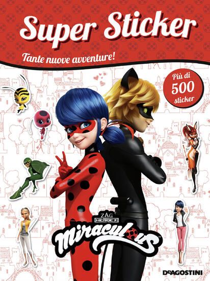 Immagine di SUPER STICKER SPECIAL. MIRACULOUS. LE STORIE DI LADYBUG E CHAT NOIR. CON ADESIVI. EDIZ. A COLORI