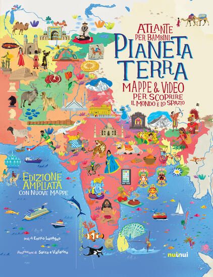 Immagine di PIANETA TERRA. ATLANTE PER BAMBINI. MAPPE & VIDEO PER SCOPRIRE IL MONDO E LO SPAZIO. EDIZ. AMPLIATA