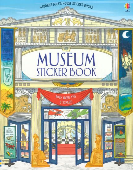 Immagine di USBORNE DOLL`S HOUSE STICKER BOOKS. MUSEUM STICKER BOOK. EDIZ. A COLORI