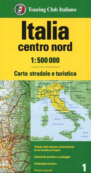 Immagine di ITALIA CENTRO NORD 1:500.000