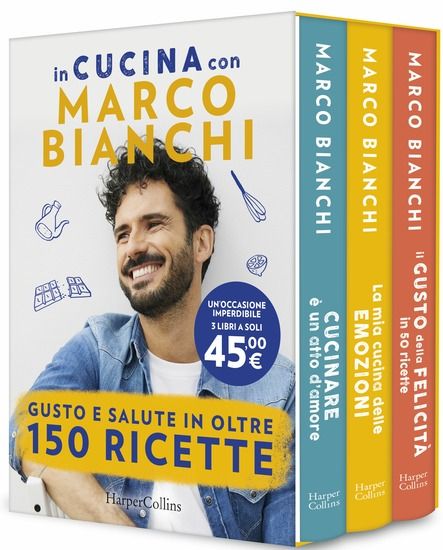 Immagine di IN CUCINA CON MARCO BIANCHI: CUCINARE E` UN ATTO D`AMORE-LA MIA CUCINA DELLE EMOZIONI-IL GUSTO D...