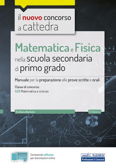 Immagine di NUOVO CONCORSO A CATTEDRA. MATEMATICA E FISICA PER LA SCUOLA SECONDARIA DI I GRADO. MANUALE DI P...