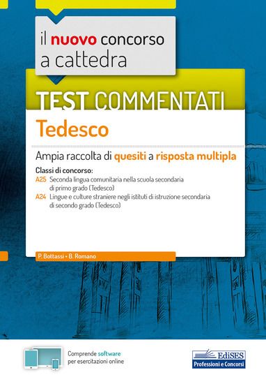 Immagine di NUOVO CONCORSO A CATTEDRA. TEST COMMENTATI TEDESCO. AMPIA RACCOLTA DI QUESITI A RISPOSTA MULTIPL...