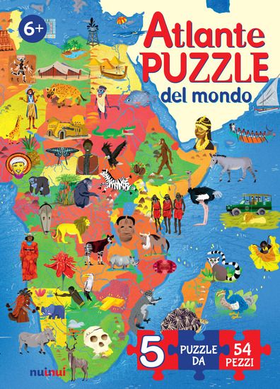 Immagine di ATLANTE PUZZLE DEL MONDO. EDIZ. A COLORI