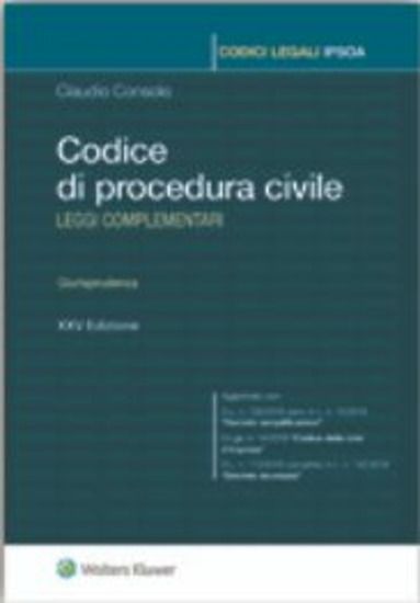 Immagine di CODICE DI PROCEDURA CIVILE. LEGGI COMPLEMENTARI