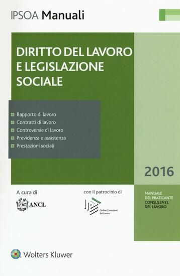 Immagine di DIRITTO DEL LAVORO E LEGISLAZIONE SOCIALE. CON AGGIORNAMENTO ONLINE