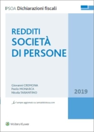 Immagine di REDDITI SOCIETA` DI PERSONE