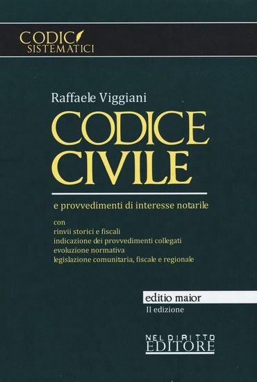 Immagine di CODICE CIVILE E PROVVEDIMENTI DI INTERESSE NOTARILE. EDIZ. MAIOR