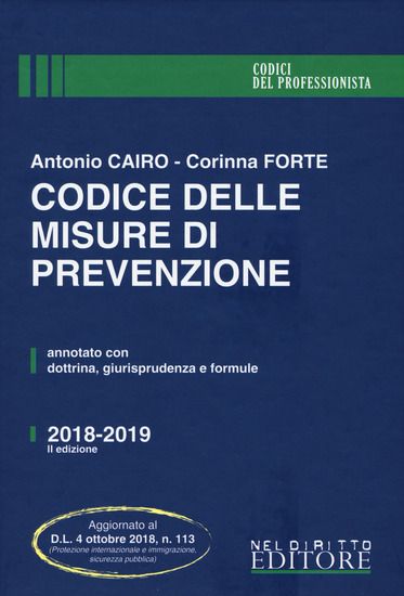 Immagine di CODICE DELLE MISURE DI PREVENZIONE