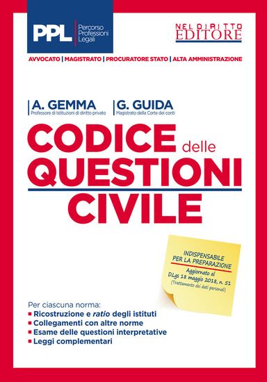 Immagine di CODICE DELLE QUESTIONI. DIRITTO CIVILE. DOTTRINA E GIURISPRUDENZA