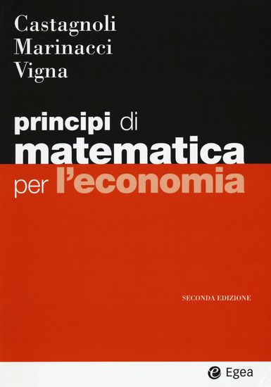 Immagine di PRINCIPI DI MATEMATICA PER ECONOMIA