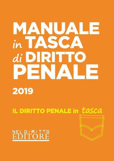 Immagine di MANUALE IN TASCA DI DIRITTO PENALE