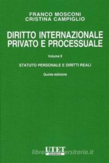 Immagine di DIRITTO INTERNAZIONALE PRIVATO E PROCESSUALE - VOLUME 2