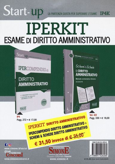 Immagine di IPERKIT ESAME DI DIRITTO AMMINISTRATIVO: IPERCOMPENDIO DIRITTO AMMINISTRATIVO-SCHEMI & SCHEDE DI...