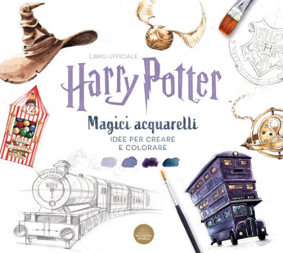 Immagine di HARRY POTTER. MAGICI ACQUARELLI. IDEE PER CREARE E COLORARE. EDIZ. A COLORI