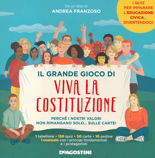 Immagine di VIVA LA COSTITUZIONE. EDUCAZIONE SCATOLA. CON GIOCO