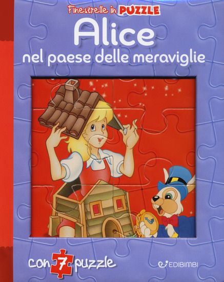 Immagine di ALICE NEL PAESE DELLE MERAVIGLIE. FINESTRELLE IN PUZZLE.