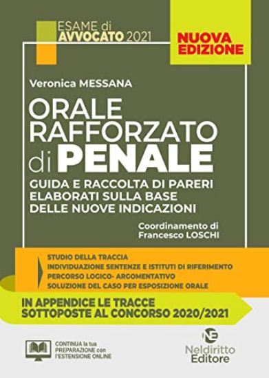 Immagine di ORALE RAFFORZATO DIRITTO PENALE. ESAME DI AVVOCATO 2021/2022