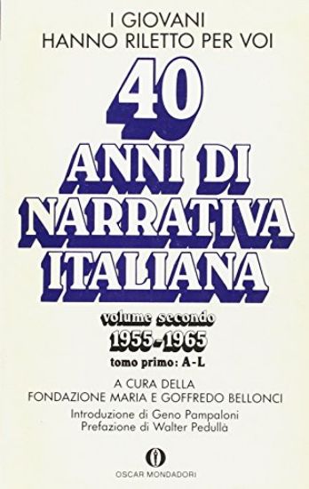 Immagine di 40 ANNI DI NARRATIVA ITALIANA 2/1