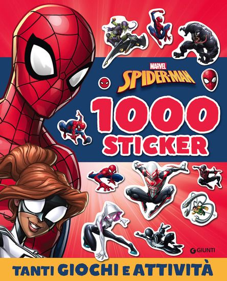 Immagine di SPIDERMAN. 1000 STICKERS. TANTI GIOCHI E ATTIVITA`. CON ADESIVI. EDIZ. A COLORI