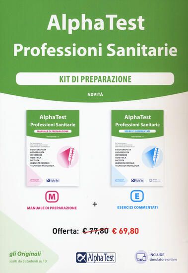 Immagine di ALPHA TEST. PROFESSIONI SANITARIE. KIT DI PREPARAZIONE