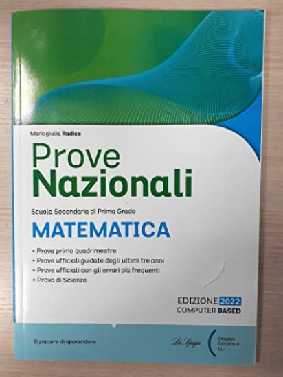 Immagine di PROVE NAZIONALI MATEMATICA 2022. PER LA SCUOLA MEDIA