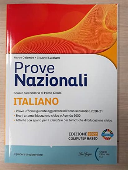 Immagine di PROVE NAZIONALI. ITALIANO. PROVE INVALSI. PER LA SCUOLA MEDIA