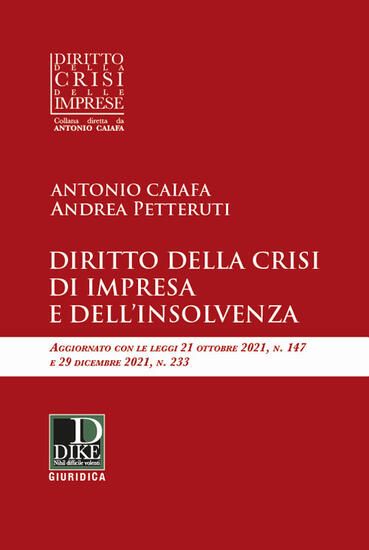 Immagine di DIRITTO DELLA CRISI DI IMPRESA E DELL`INSOLVENZA