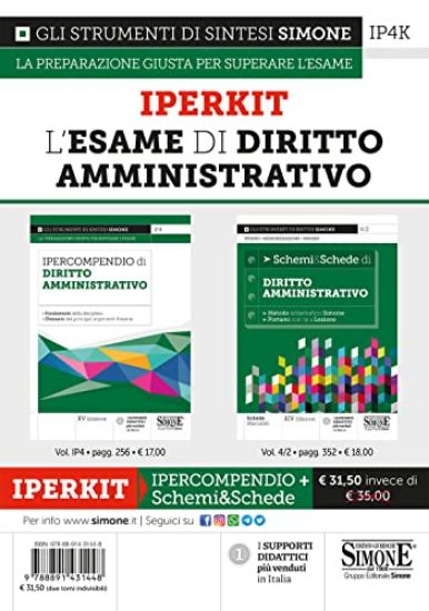 Immagine di IPERKIT ESAME DI DIRITTO AMMINISTRATIVO: IPERCOMPENDIO DIRITTO AMMINISTRATIVO E SCHEMI & SCHEDE