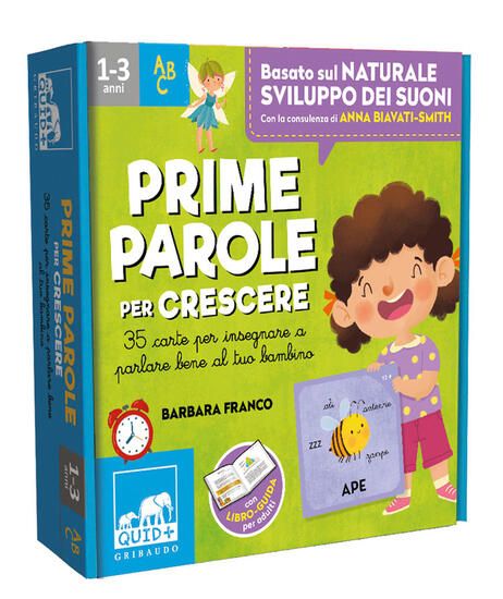 Immagine di PRIME PAROLE PER CRESCERE. 35 CARTE PER INSEGNARE A PARLARE BENE AL TUO BAMBINO. CON 35 CARTE