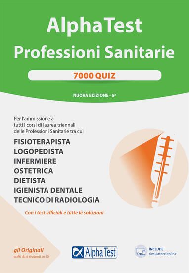 Immagine di ALPHA TEST. PROFESSIONI SANITARIE. 7000 QUIZ. NUOVA EDIZ. CON SOFTWARE DI SIMULAZIONE