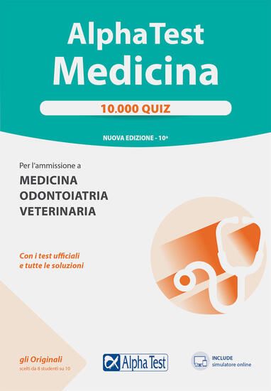 Immagine di ALPHA TEST. MEDICINA. 10.000 QUIZ. CON SOFTWARE DI SIMULAZIONE