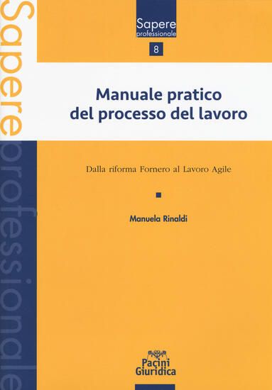 Immagine di MANUALE PRATICO DEL PROCESSO DEL LAVORO. DALLA RIFORMA FORNERO AL LAVORO AGILE