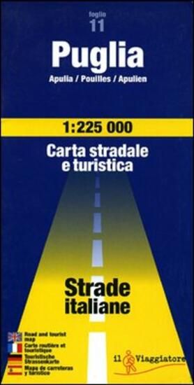 Immagine di PUGLIA - carta stradale 1:225.000