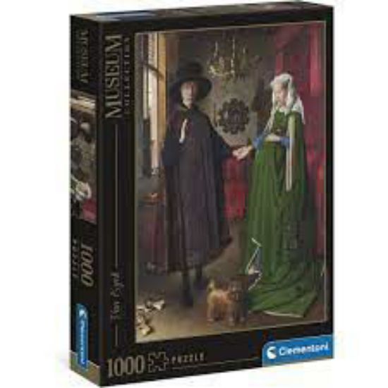 Immagine di PUZZLE 1000 PEZZI - VAN EYCK. GIOVANNI ARNOLFINI E SUA MOGLIE