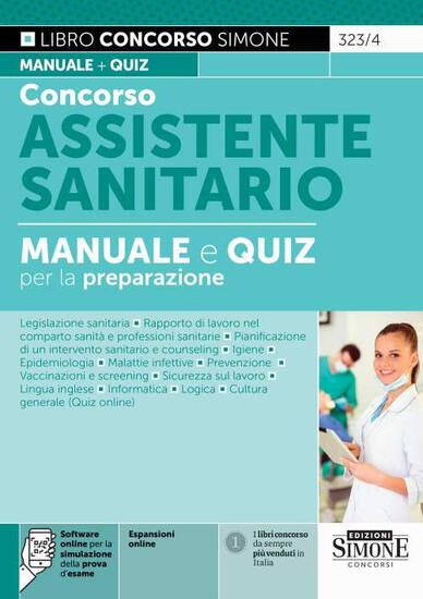 Immagine di CONCORSO ASSISTENTE SANITARIO. MANUALE E QUIZ PER LA PREPARAZIONE.