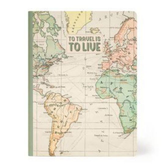 Immagine di QUADERNO A RIGHE - LARGE - FOGLIO B5 - TRAVEL