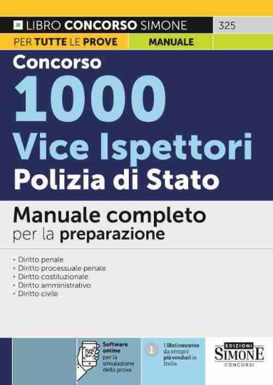 Immagine di CONCORSO 1000 VICE ISPETTORI POLIZIA DI STATO – MANUALE COMPLETO PER LA PREPARAZIONE