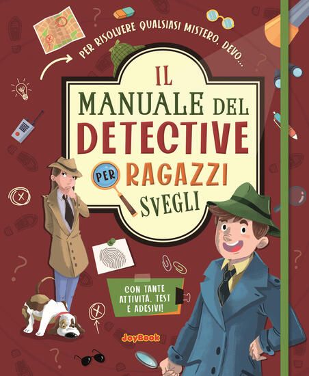 Immagine di MANUALE DEL DETECTIVE PER RAGAZZI SVEGLI. CON ADESIVI (IL)