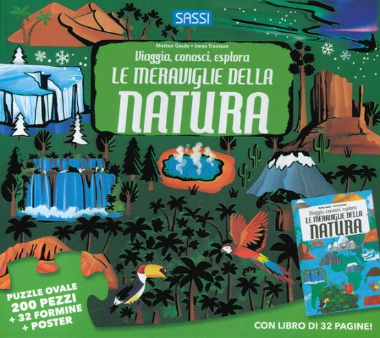 Immagine di MERAVIGLIE DELLA NATURA. VIAGGIA, CONOSCI, ESPLORA. CON PUZZLE (LE)