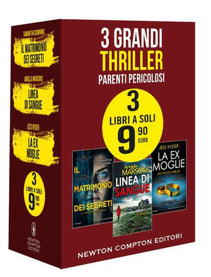 Immagine di 3 GRANDI THRILLER. PARENTI PERICOLOSI: IL MATRIMONIO DEI SEGRETI-LINEA DI SANGUE-LA EX MOGLIE