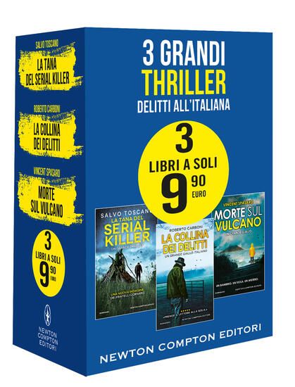 Immagine di 3 GRANDI THRILLER. DELITTI ALL`ITALIANA: LA TANA DEL SERIAL KILLER-LA COLLINA DEI DELITTI-MORTE SUL