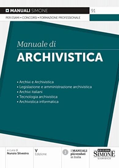 Immagine di MANUALE DI ARCHIVISTICA 2022